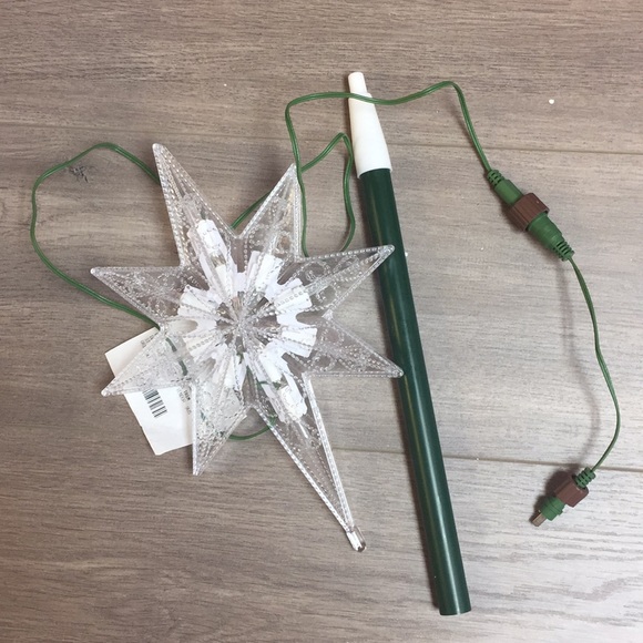 Kurt Adler LED Color-Changing Light Star Treetop - Picture 1 of 3
